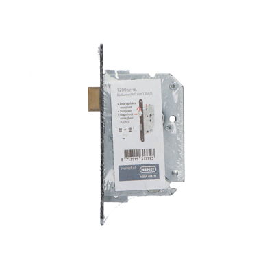 Nemef 1264 Toilet/badkamerdeurslot | DM50mm | WC63mm | krukgat 8mm | voorplaat zwart gelakt 20x174mm afgerond | messing dag- en nachtschoot | DR Nemef 1264 Toilet/badkamerdeurslot | DM50mm | WC63mm | krukgat 8mm | voorplaat zwart gelakt 20x174mm afgerond | messing dag- en nachtschoot | DR