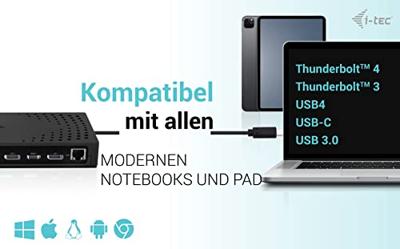 i-tec USB-C Triple 4K Dock Gen 2 100W - thumbnail