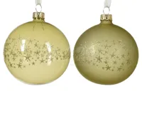 Kerstbal glas d8 cm pistache a2 kerst Decoris - Decoris - thumbnail