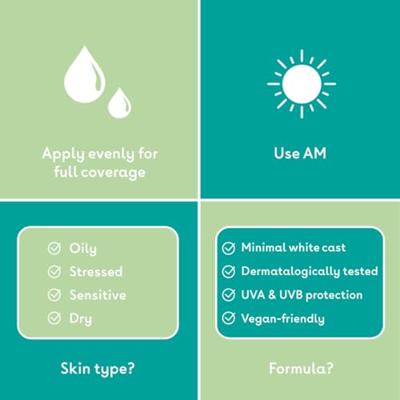 Q+A Zonnebrandcrème Niacinamide SPF 50