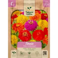Zinnia dahlia bloemig mengsel 50st - thumbnail