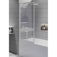 Badwand Riho Lucid GD501 Omkeerbaar Verstelbaar Aluminium 150x80 cm Mat Wit Riho - thumbnail