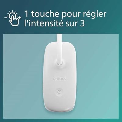 Bureaulamp Philips Lámpara de mesa Wit Metaal 3 W