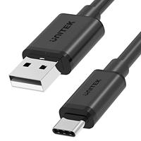 UNITEK USB KABEL USB-A - USB-C 25CM, Y-C480BK - thumbnail