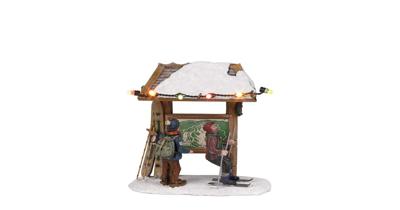 Kerstfiguur Skiroute Luville - Luville