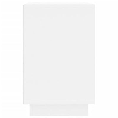 Dressoir 102x35x60 cm bewerkt hout wit