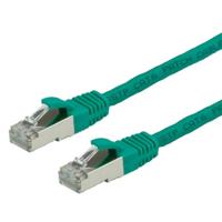 VALUE Patchkabel Cat.6 (Class E) S/FTP (PiMF), LS0H, groen, 10 m - thumbnail