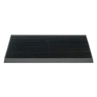Hamat Outline deurmat buiten - Pure black - 50 x 80 cm - thumbnail