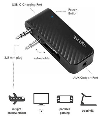 LogiLink BT0061 Bluetooth muziekzender Bluetooth versie: 5.1 7 m LogiLink BT0061 Bluetooth muziekzender Bluetooth versie: 5.1 7 m