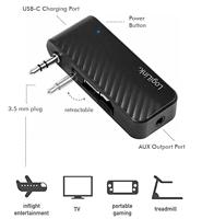 LogiLink BT0061 Bluetooth muziekzender Bluetooth versie: 5.1 7 m - thumbnail