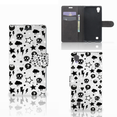 Telefoonhoesje met Naam LG X Power Silver Punk