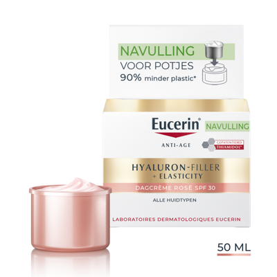 Eucerin Hyaluron-Filler + Elasticity Dagcrème Rose SPF30 Navulling Eucerin Hyaluron-Filler + Elasticity Dagcrème Rose SPF30 Navulling