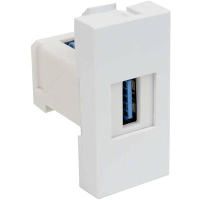 KOPOS QD 45X22.5-USB_HB Apparaatinzet Datamodule (b x h) 22.5 mm x 45 mm Wit 1 stuk(s)