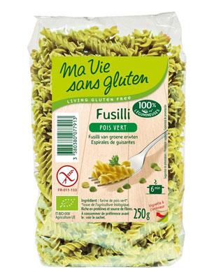 Ma Vie Sans Fusilli van groene erwten glutenvrij bio 250 Gram