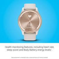 Garmin vivomove Trend LCD 40 mm Hybride 254 x 346 Pixels Touchscreen Roze goud GPS - thumbnail