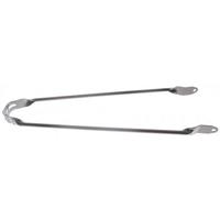 Spatbordstang 28sp grijs pad 6mm - thumbnail