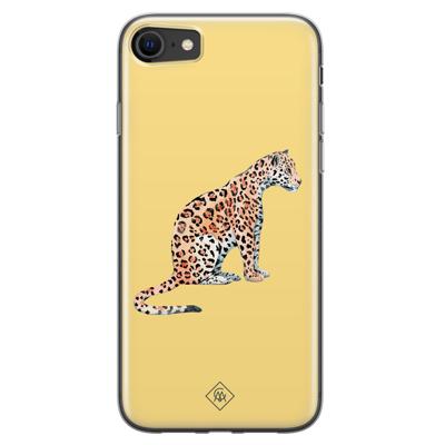 iPhone SE 2020 siliconen hoesje - Leo wild