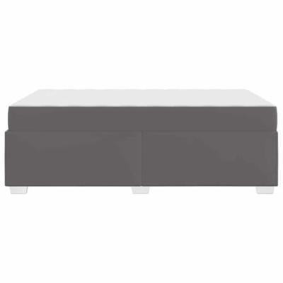 Bedframe Grijs 120 x 200 cm Kunstleer