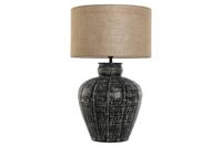 Bureaulamp Home ESPRIT Zwart Aluminium 50 W 220 V 42 x 42 x 69 cm - thumbnail