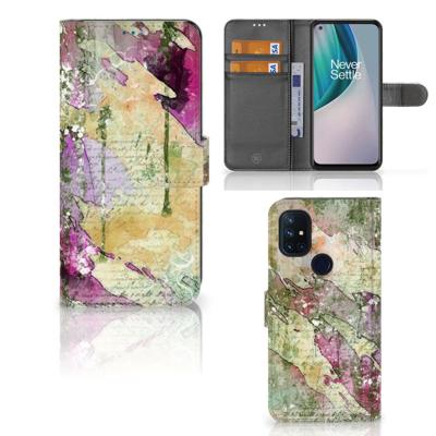 Hoesje OnePlus Nord N10 Letter Painting Hoesje OnePlus Nord N10 Letter Painting
