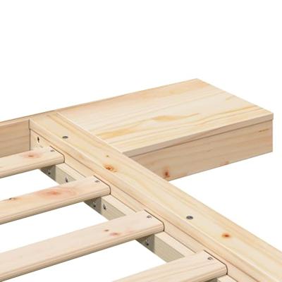 Bedframe Bruin 120 x 200 cm Hout