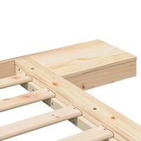 Bedframe Bruin 120 x 200 cm Hout - thumbnail