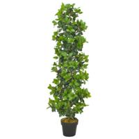 VidaXL Kunstplant met pot laurierboom 150 cm groen - thumbnail