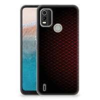 Nokia C21 Plus | TPU bumper | Geruit Rood - thumbnail