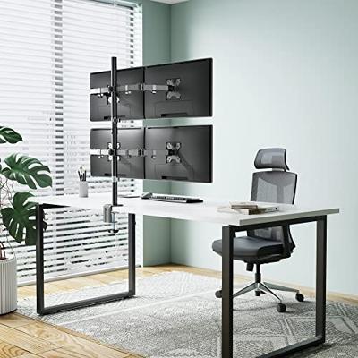 Manhattan 461566 Monitor-tafelbeugel 4-voudig 33,0 cm (13) - 81,3 cm (32) Zwart In hoogte verstelbaar, Kantelbaar, Zwenkbaar Manhattan 461566 Monitor-tafelbeugel 4-voudig 33,0 cm (13) - 81,3 cm (32) Zwart In hoogte verstelbaar, Kantelbaar, Zwenkbaar
