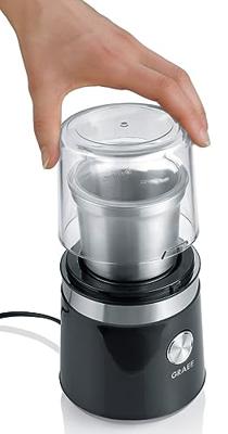 Graef CM 102 CM102EU Koffiemolen Zwart, RVS