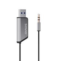 Savio TR-16 Zender AUX-adapter met handsfree functie, Bluetooth 5.3, Google Assistant/Siri - thumbnail