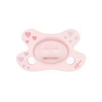 Difrax fopspeen natural newborn lichtroze - thumbnail