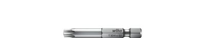 Wiha 70450TR10050 Bit Professional 50 mm TORX® Tamper Resistant (met boring) 1/4" E6,3 T10H - 20219