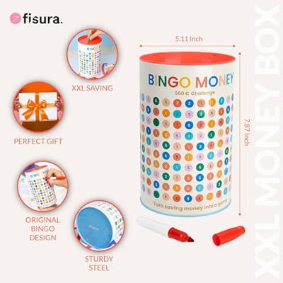 Bingo Spaarblik Met Stift