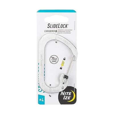 NITE Ize CSL4-11-R6 Karabijn SlideLock, Gr. 4 52 mm x 78.5 mm x 3 mm 1 stuk(s) - thumbnail
