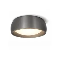 Artdelight Plafondlamp Montana Ø 15 cm gun metal - thumbnail