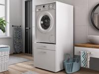 Kast WASHING 1 machine MEDIUM wit - thumbnail