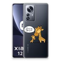Xiaomi 12 Pro Telefoonhoesje met Naam Giraffe - thumbnail
