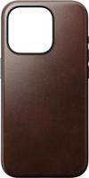 Nomad Modern Horween lederen hoesje iPhone 15 Pro Max - Rustic Brown - thumbnail