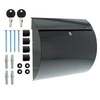 Burg Wächter 38660 TOSCANA 856 ANT Brievenbus Plaatstaal Antraciet Sleutelslot - thumbnail