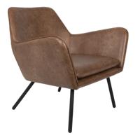 Fauteuil 'Stefan', kleur Bruin - thumbnail
