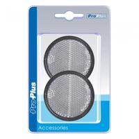 Pro+ Reflector wit 58mm zelfklevend met grondplaat 2 stuks in blister - thumbnail