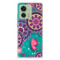 Motorola Edge 40 | Hoesje maken | Cirkels en Vlinders - thumbnail
