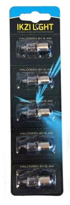IKZI Lamp halogeen 6v 2.4w kraag voor