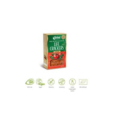 Lifefood Life crackers Italiaans raw bio 90 Gram