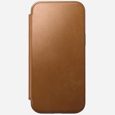 Nomad Modern Nomad lederen folio iPhone 16 Pro Max - English Tan-C Nomad Modern Nomad lederen folio iPhone 16 Pro Max - English Tan-C