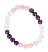 Edelsteen Armband Gouden Driehoek Powerbead - thumbnail