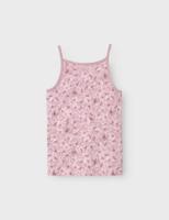 Name it 2-pak meisjes hemdjes - Mauve Flower - Paars meisjes onderhemd - Singlet - thumbnail