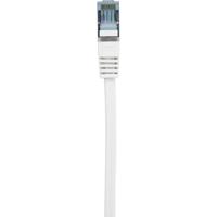 Renkforce RF-5043914 RJ45 Netwerkkabel, patchkabel CAT 6A S/FTP 1.00 m Wit Snagless, Vlambestendig 1 stuk(s) - thumbnail