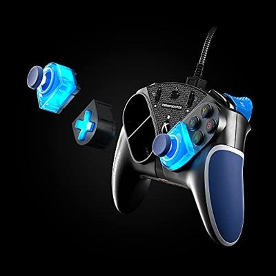 Thrustmaster eSwap X LED Blue Crystal Pack Extra set PC, Xbox One, Xbox One S, Xbox Series X Blauw Thrustmaster eSwap X LED Blue Crystal Pack Extra set PC, Xbox One, Xbox One S, Xbox Series X Blauw
